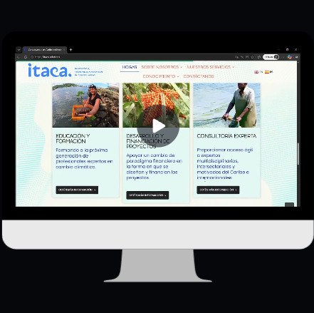 Pagina web Itaca solutions Diseño paginas web bogota por orbitalscreations agencia creativa